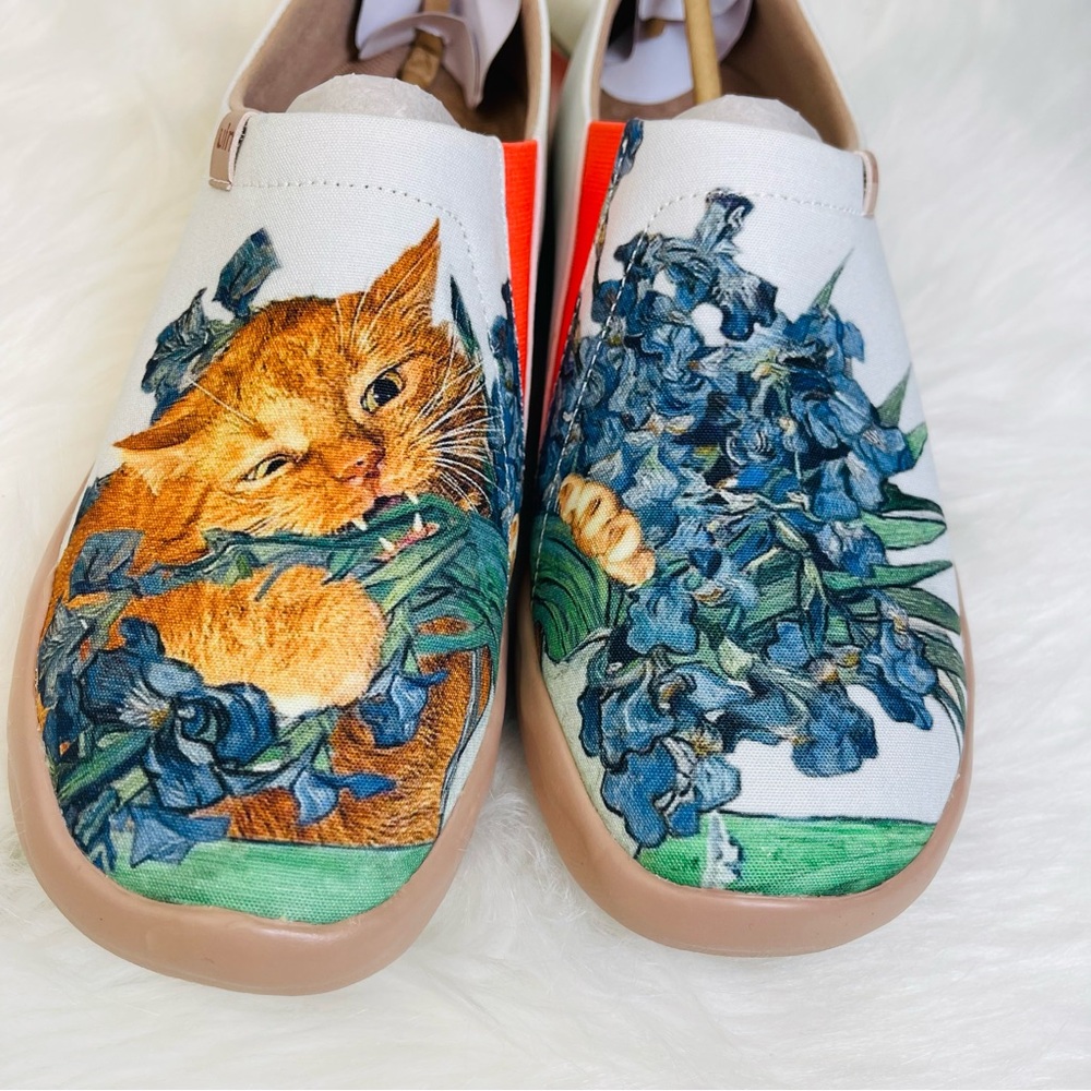 NWT Women’s Comfortable Shoes Canvas/Love Irises' Smell/US5.5 - Picture 7 of 10